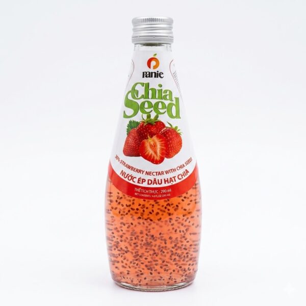 Panie Chia Seed Strawberry Juice 290ml